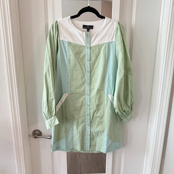 NWOT Tuckernuck Pomander Place Sea Green Elliot Dress Size Small Color Green - Picture 1 of 4